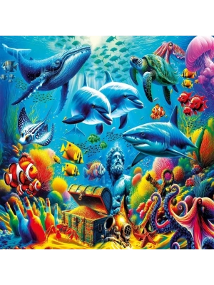 20825 PUZZLE 1000 Treasure Under the Sea