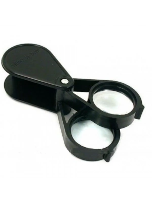20x30 2k30mm Çıft Optik Lens Katlanan Cep Büyüteç.