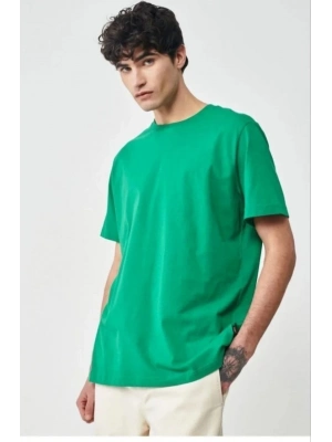 24/1 Düz A Kalite Oversize T-shirt - Yeşil -