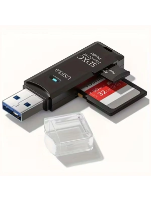 ®  2in1 Usb 3.0 Micro Sd Hafıza Kartı - Tf Kart Okuyucu Hub Adaptör Veri Aktarıcı