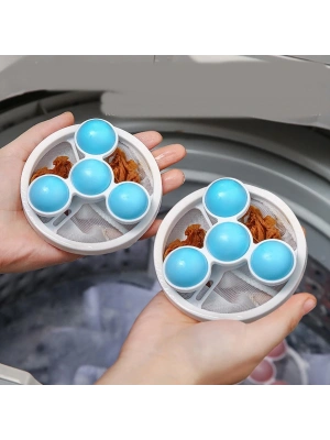 2li Çamaşır Makinesi İçin Peçete -toz- Evcil Tüyü Toplayıcı Yıkanabilir Tüy Toplayıcı File Aparat