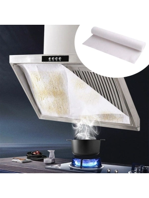 ®  2li Yağ Emici Duman Önleyici Pratik Mutfak Davlumbaz Koruyucu Dayanıklı Yedek Filtre 45x90cm
