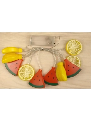 2m 10 Led Karışık Meyveler Şekilli Işık