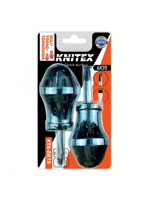 2pcs - Yıldız-düz Topaç Tornavida Seti 6x35