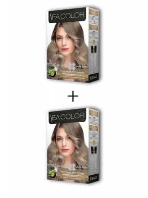 2X2 Tüp Krem Saç Boyası Seti Elmas Sarısı No:9.1