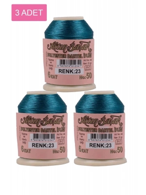 3 Adet Altınbaşak Oya ve Dantel İpi 20 gr - Royaleks - No: 023