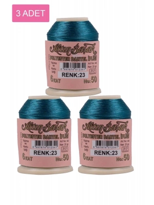 3 Adet Altınbaşak Oya ve Dantel İpi 20 gr - Royaleks - No: 023