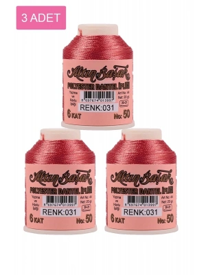 3 Adet Altınbaşak Oya ve Dantel İpi 20 gr - Royaleks - No: 031