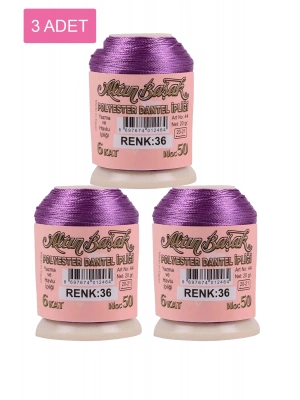 3 Adet Altınbaşak Oya ve Dantel İpi 20 gr - Royaleks - No: 036