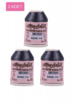 3 Adet Altınbaşak Oya ve Dantel İpi 20 gr - Royaleks - No: 119