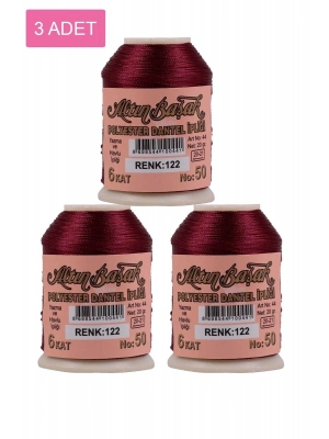 3 Adet Altınbaşak Oya ve Dantel İpi 20 gr - Royaleks - No: 122