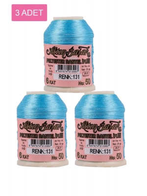 3 Adet Altınbaşak Oya ve Dantel İpi 20 gr - Royaleks - No: 131