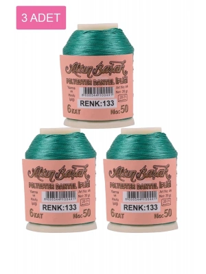 3 Adet Altınbaşak Oya ve Dantel İpi 20 gr - Royaleks - No: 133
