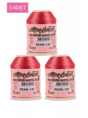 3 Adet Altınbaşak Oya ve Dantel İpi 20 gr - Royaleks - No: 145