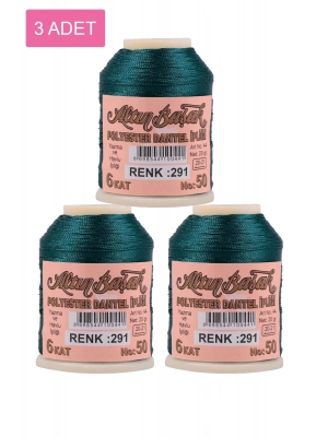 3 Adet Altınbaşak Oya ve Dantel İpi 20 gr - Royaleks - No: 291