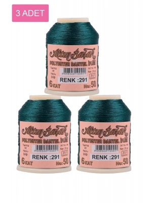 3 Adet Altınbaşak Oya ve Dantel İpi 20 gr - Royaleks - No: 291
