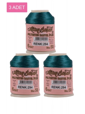 3 Adet Altınbaşak Oya ve Dantel İpi 20 gr - Royaleks - No: 294