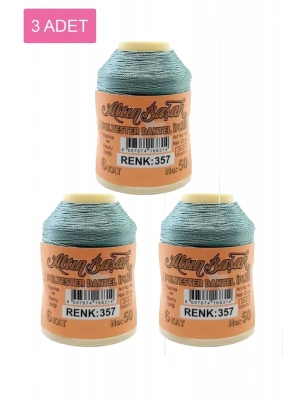 3 Adet Altınbaşak Oya ve Dantel İpi 20 gr - Royaleks - No: 357