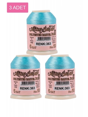 3 Adet Altınbaşak Oya ve Dantel İpi 20 gr - Royaleks - No: 363