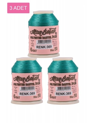 3 Adet Altınbaşak Oya ve Dantel İpi 20 gr - Royaleks - No: 369