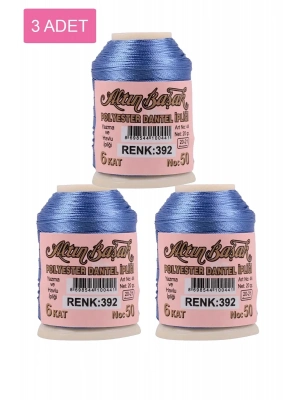 3 Adet Altınbaşak Oya ve Dantel İpi 20 gr - Royaleks - No: 392