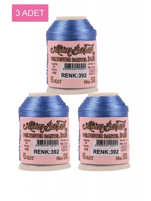 3 Adet Altınbaşak Oya ve Dantel İpi 20 gr - Royaleks - No: 392