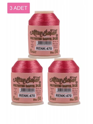 3 Adet Altınbaşak Oya ve Dantel İpi 20 gr - Royaleks - No: 470