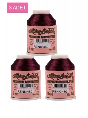 3 Adet Altınbaşak Oya ve Dantel İpi 20 gr - Royaleks - No: 480
