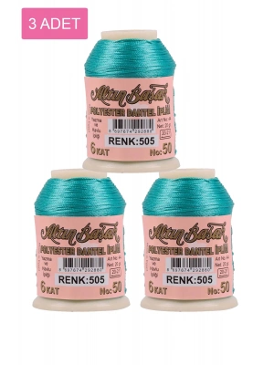 3 Adet Altınbaşak Oya ve Dantel İpi 20 gr - Royaleks - No: 505