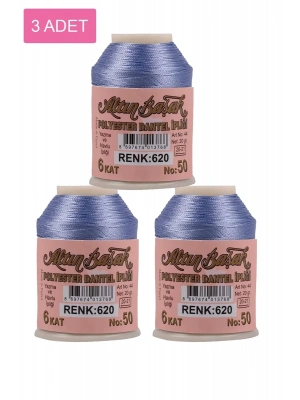 3 Adet Altınbaşak Oya ve Dantel İpi 20 gr - Royaleks - No: 620