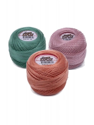 3 Adet Kaplan Etamin Ve Kanaviçe İpi 8 No Kod/Renk: 109 - 202 - 922 - Ryl