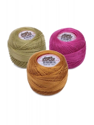 3 Adet Kaplan Etamin Ve Kanaviçe İpi 8 No Kod/Renk: 118 - 305 - 1012 - Ryl