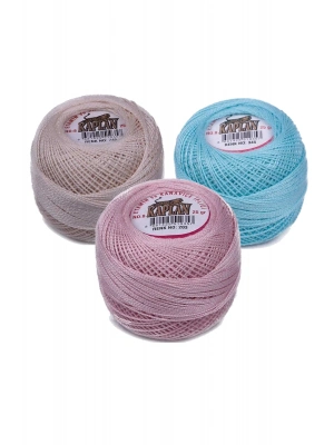 3 Adet Kaplan Etamin Ve Kanaviçe İpi 8 No Kod/Renk: 745 - 345 - 203 - Ryl