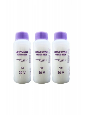 3 Adet Oksidan Krem Saç Boya Sıvısı 9luk 30 volüme 60 ml