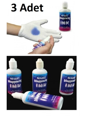3 Adet Sihirli Şaka Mürekkebi
