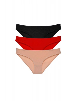 3 adet Süper Eko Set Likralı Kadın Slip Külot 539