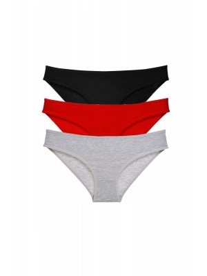 3 adet Süper Eko Set Likralı Kadın Slip Külot 540