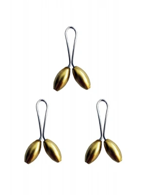 3 Adet Tesettür Eşarp ve Şal Klipsi Sarı