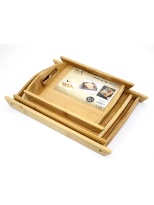 3lü Bambu Tepsi Alk2167