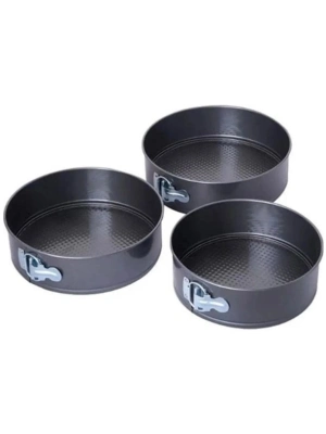 3lü Kelepçeli Kek Kalıbı Seti