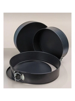 3lü Kelepçeli Kek Kalıbı Seti