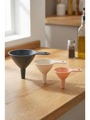 3lü Mini Huni Seti (7 cm x 11 cm x 8,5 cm)