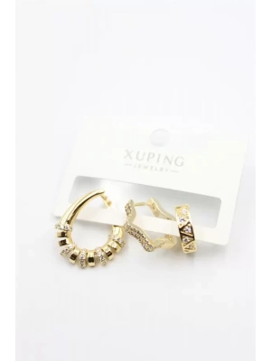 3lü Xuping Küpe - Altın