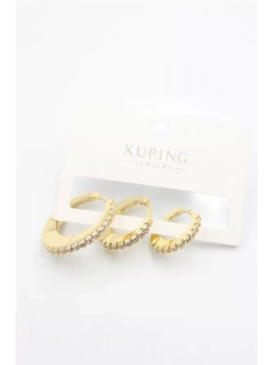 3lü Xuping Küpe - Altın