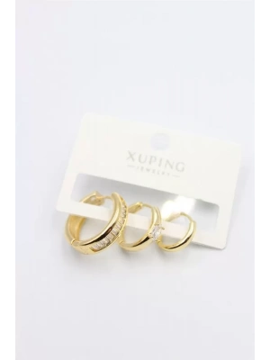 3lü Xuping Küpe - Altın