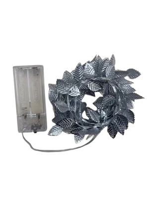 3 Metre Yaldızlı Gümüş LED Işık