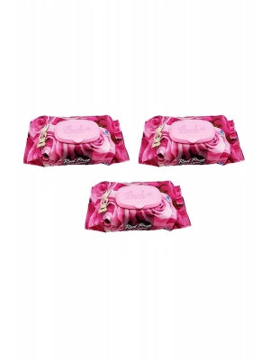 3 Paket Red Rose Islak Havlu Mendil 90 Adet Kapaklı Gül Kokulu
