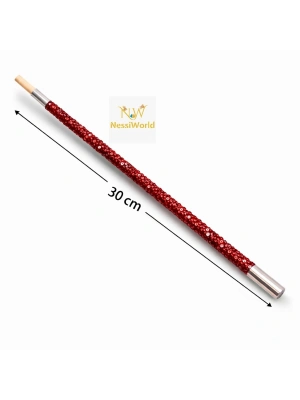 ® 30 cm Kırmızı Payetli Sigara Tutacağı – 1920’ler Gatsby Parti Aksesuarı