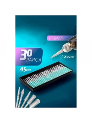 ® 30lu Lüks Freze Uç Takımı Elektrikli Tırnak Törpü Ucu 30lu Uç Takımı