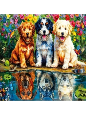 ® 31503 FEARLESS PUPPIES 100 PARÇA PUZZLE